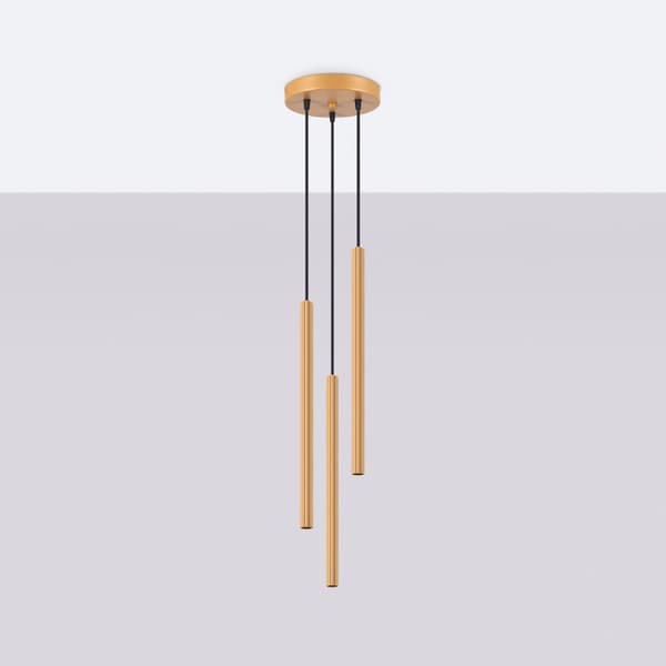 Pendellampa ARCHE 3P guld golden