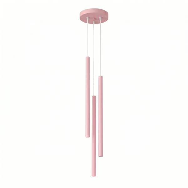 Pendellampa PASTELO 3P rosa Rosa