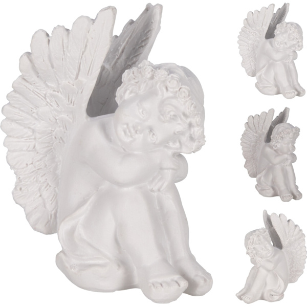 Ängel Vit 10 cm Vit