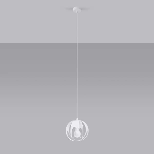 Pendel lampa TULOS 1 vit White