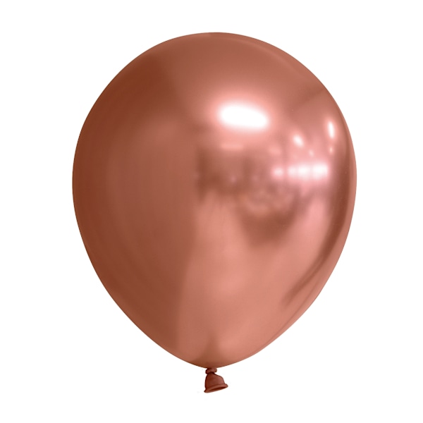 Ballong Blank Koppar Spegelballong 6-pack 30 cm Latex Koppar