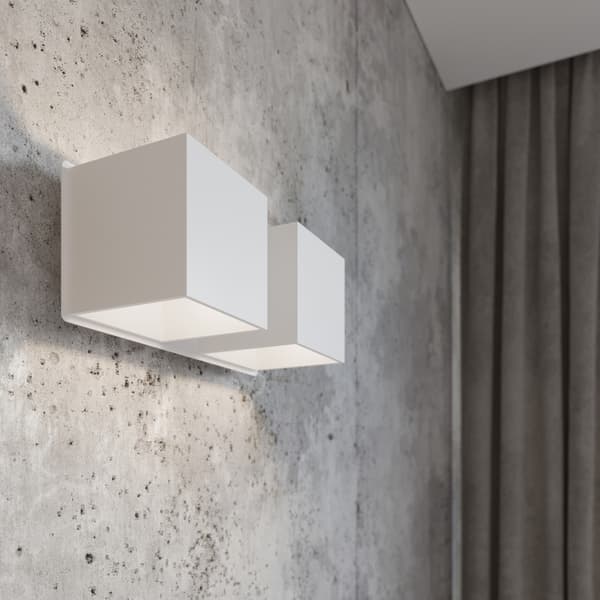 Vägglampa QUAD 2 vit White