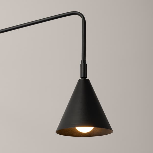 Vägglampa NOX svart Black