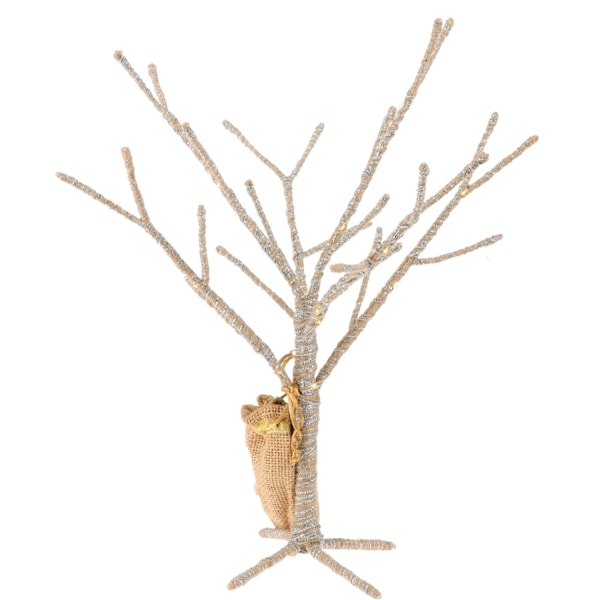 Träd Belysning Jul LED 40 cm Brown