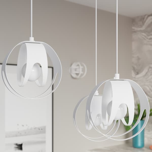 Pendel lampa TULOS 1 vit White