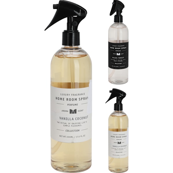Rumsspray Doftspray Vanilla Coconut 500 ml Transparent