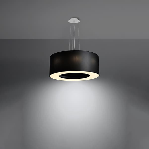 Ljuskrona SATURNO 50 svart Black
