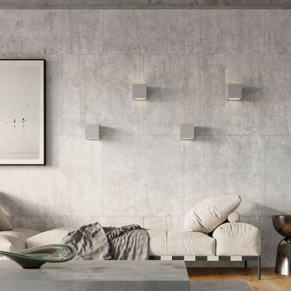 Vägglampa LEO betong Grey