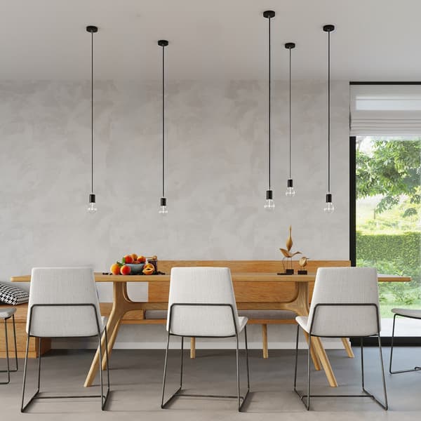Taklampa EDISON svart Black