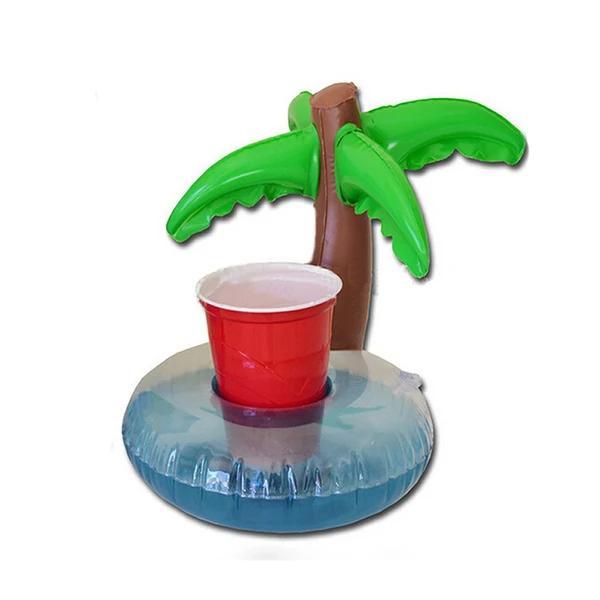 Palm Tree Jar Holder Pool Blue