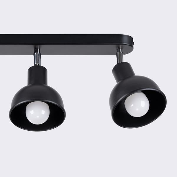 Taklampa ELBA 3 svart Black