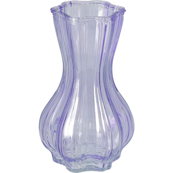 Vas Rosa Glas 20 cm Pink