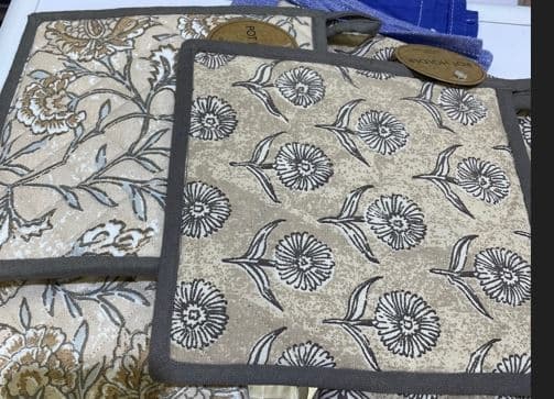 Grytlapp Beige Textil 20x20 cm Beige