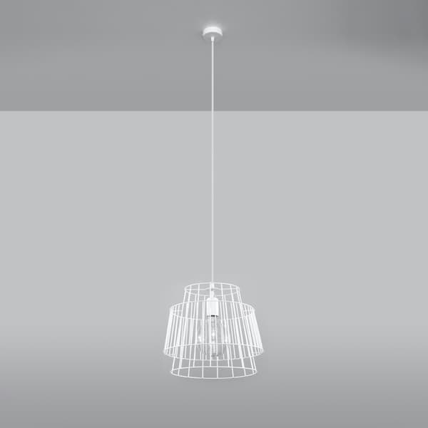 Pendel lampa GATE vit White