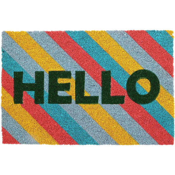 Dörrmatta Hello 59x39 cm Nature Hello