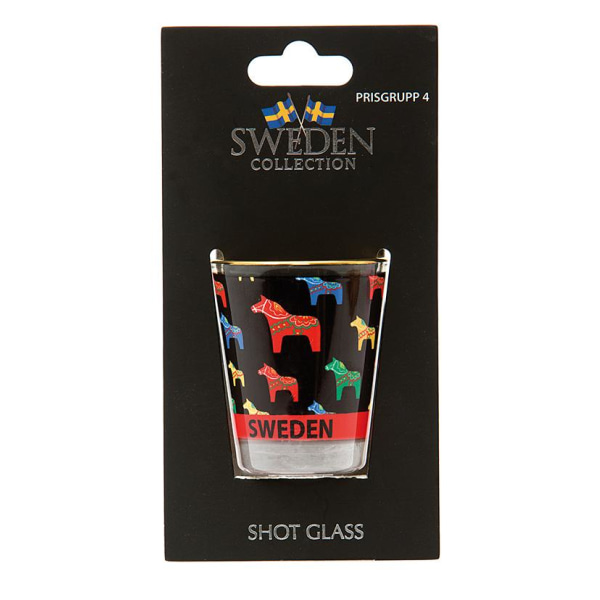 Shotglas Dalahäst Transparent