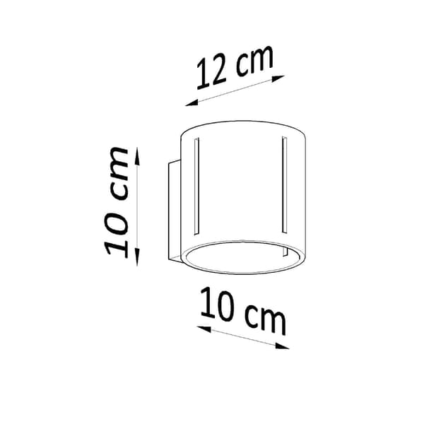 Vägglampa INEZ vit White