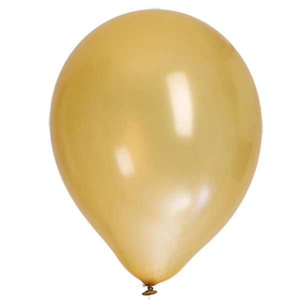 Ballong Metallic Guld 8-pack Latex Guld