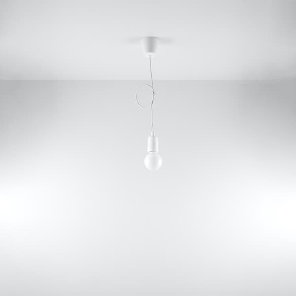 Pendel lampa DIEGO 1 vit White
