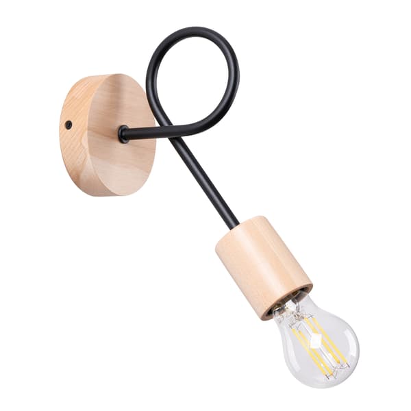 Vägglampa EMBER schwarz Black