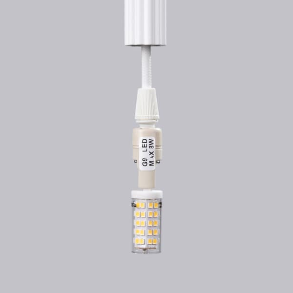 Pendellampa ARCHE 1 vit White