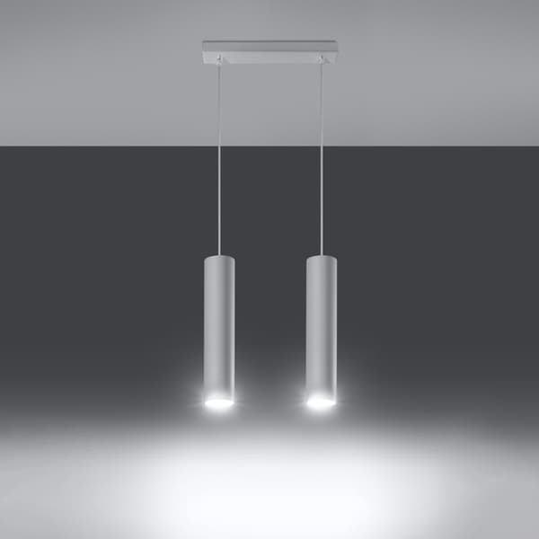 Pendel lampa LAGOS 2 vit White
