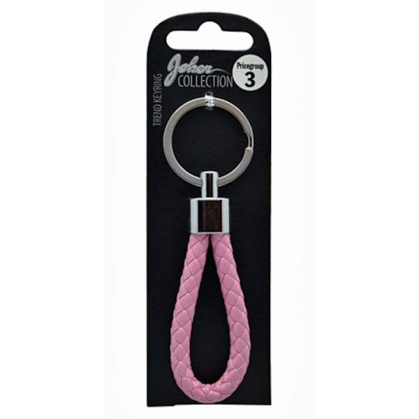 Nyckelring Flätad Rosa multifärg