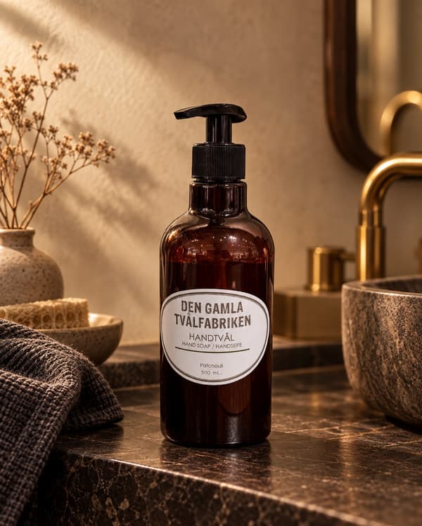 Tvål med pump Patchouli 500 ml Brown