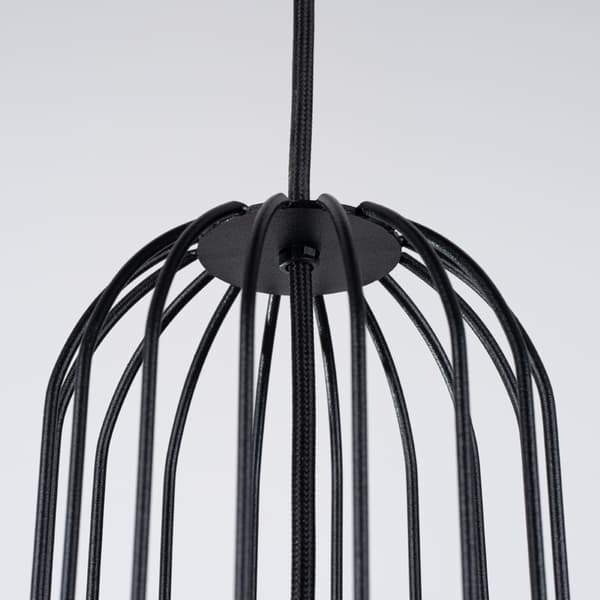 Pendellampa BRINA 3P svart Black
