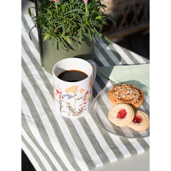 Mugg Sommar Keramik 10 cm White