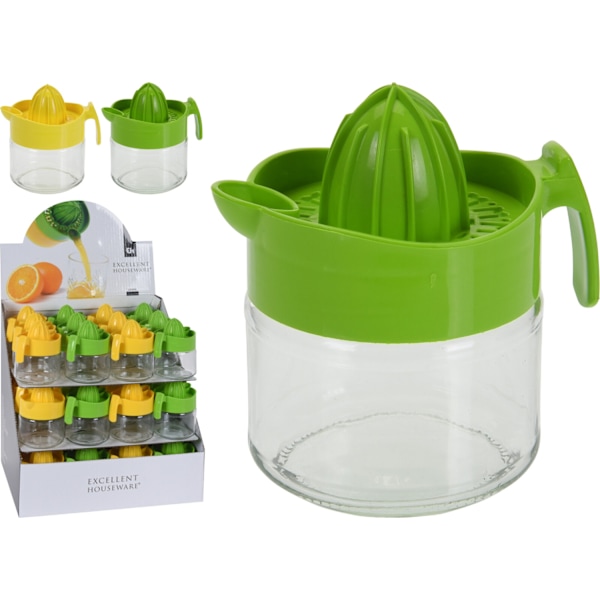 Citruspress med bägare Gul/Grön Grön