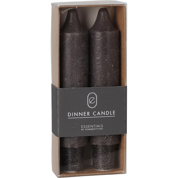 Ljus 2-pack Antracit Antracit