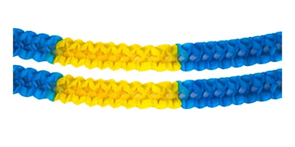 Girlang blå/gul 2-pack 2,5 meter Blå