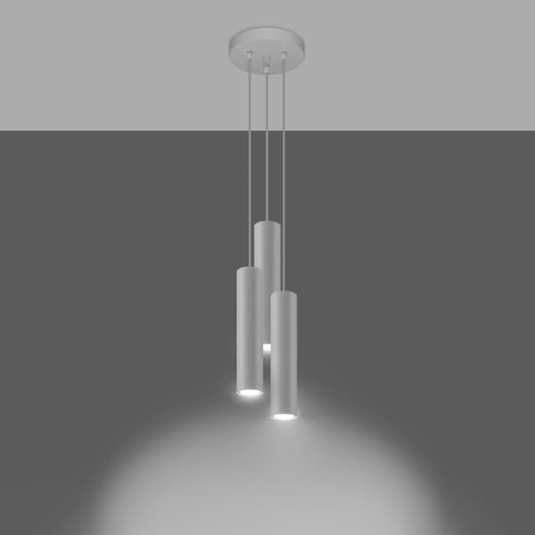 Pendel lampa LAGOS 3P vit White