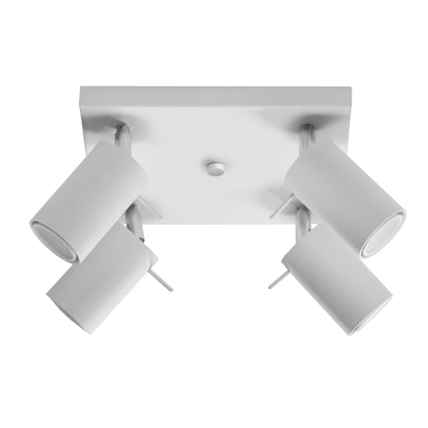 Taklampa RING 4 vit Vit