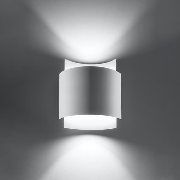 Vägglampa IMPACT vit White