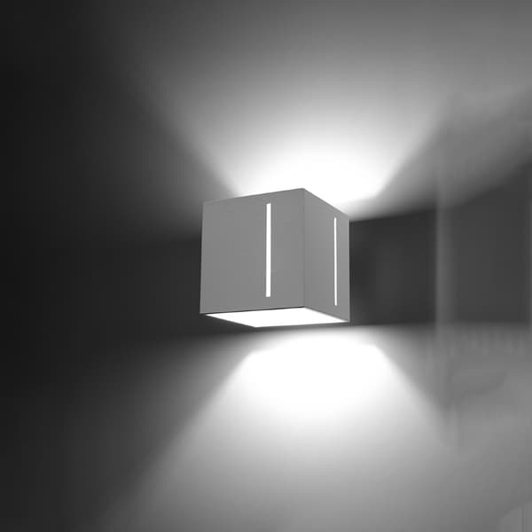 Vägglampa PIXAR vit White