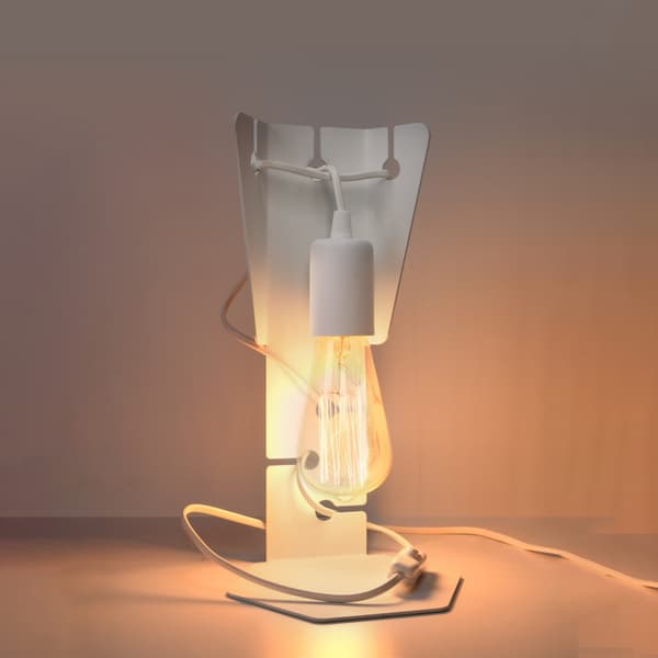 Bordslampa ARBY vit White