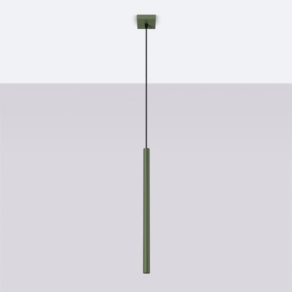 Taklampa PASTELO 1 olivgrön Green
