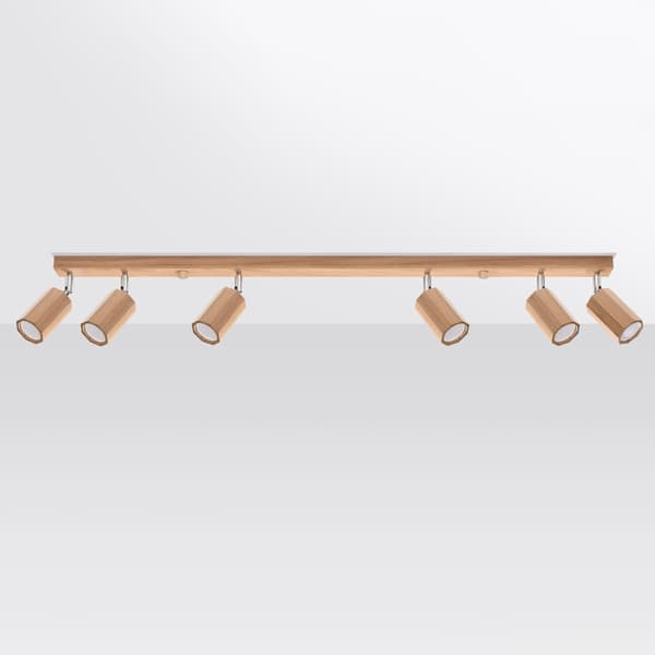 Taklampa ZEKE 6 ek Oak