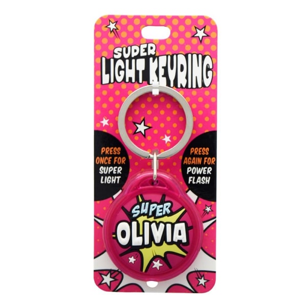 Nøglering OLIVIA Super Light Nøglering Multicolor