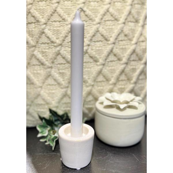 Ljusstake Vit Keramik White