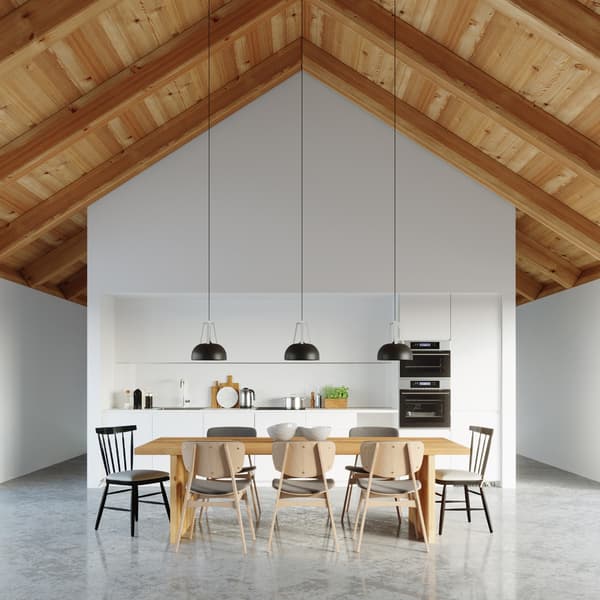 Pendel lampa CASCO svart/vit White