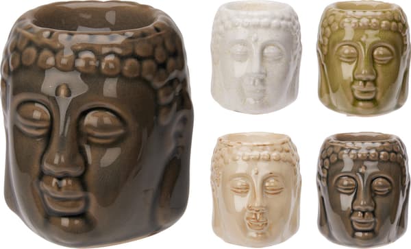 Aromalampa Buddha Grön Keramik 7,5 cm Grön