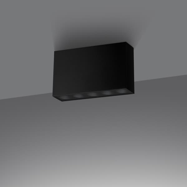 Taklampa SOLE svart LED Black