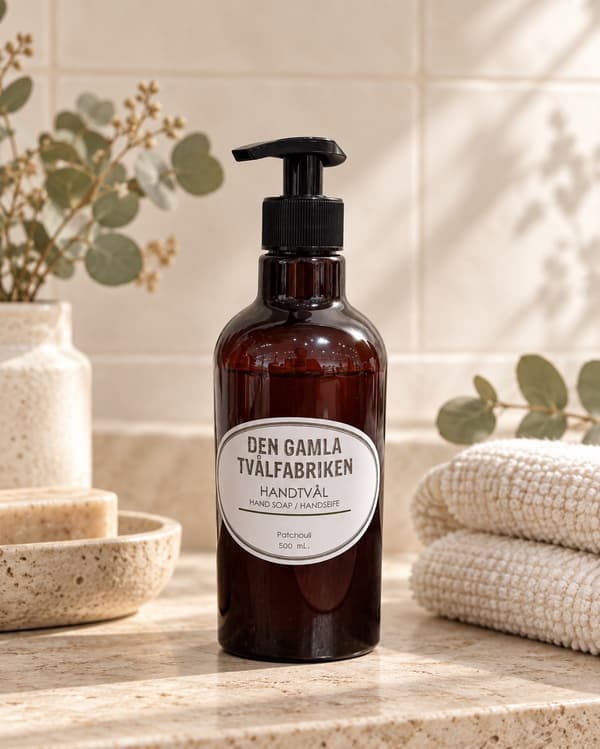 Tvål med pump Patchouli 500 ml Brown