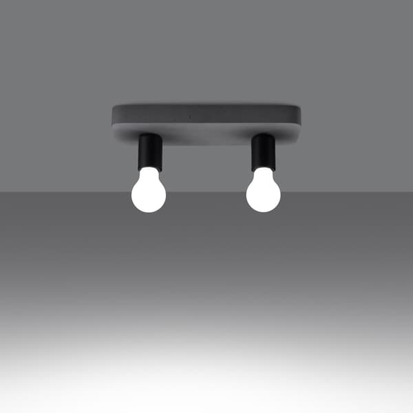 Taklampa TAVO 2 Grey