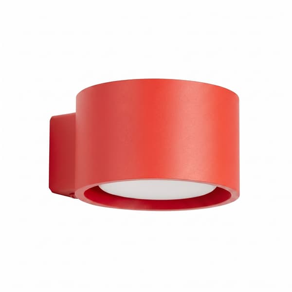 Vägglampa MODO 1 röd Gx53 Röd