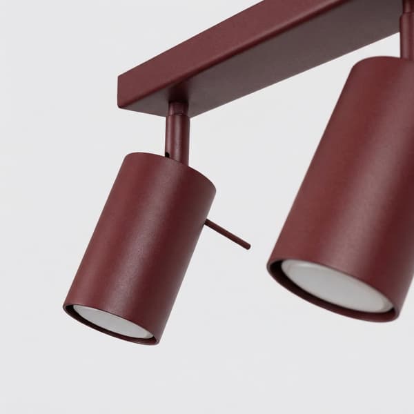Taklampa RING 6L vinröd burgundy