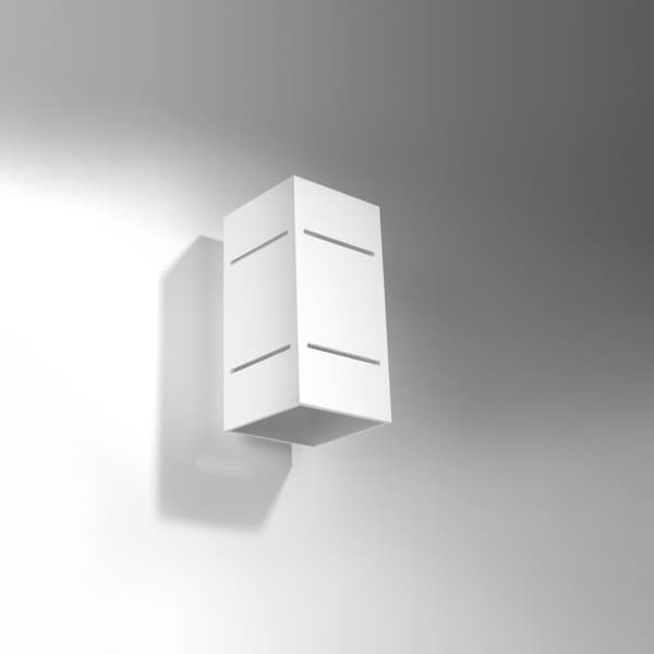 Vägglampa BLOCCO vit White
